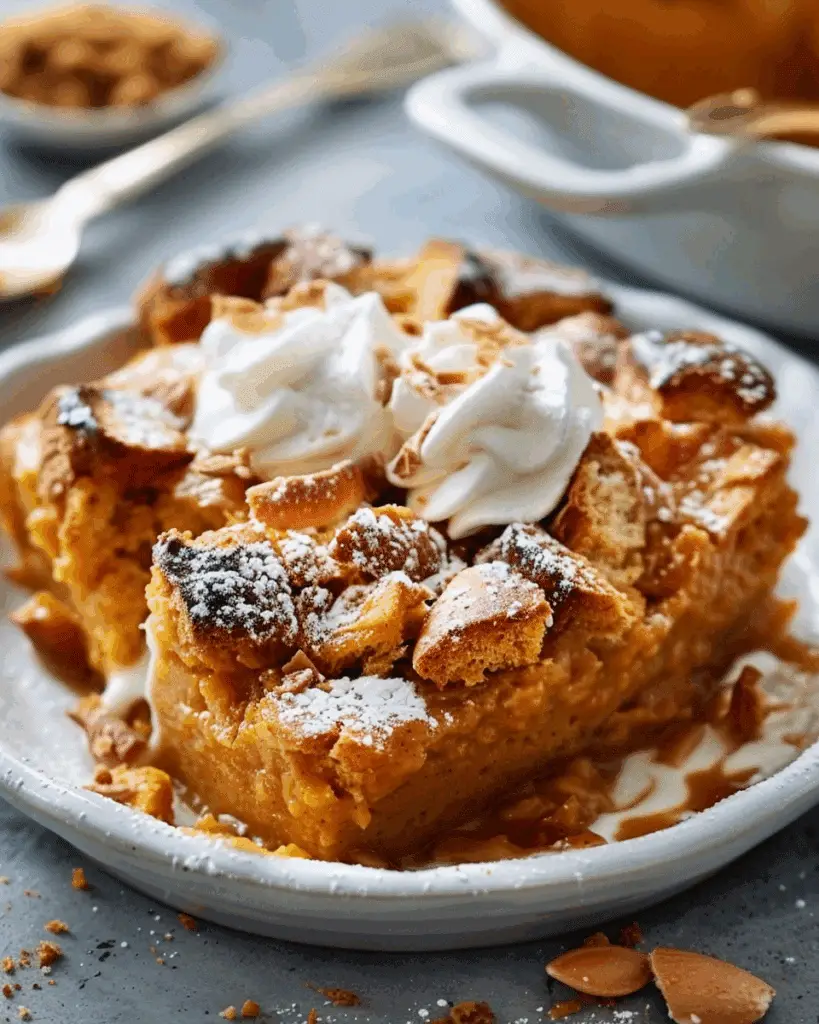 Pumpkin Bread Pudding