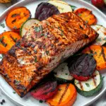 Blackened Salmon with Charred Vegetables