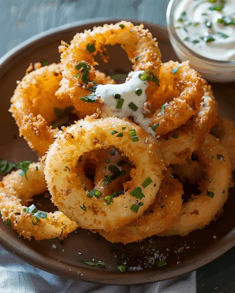 Crispy Potato Rings with Buttermilk Ranch