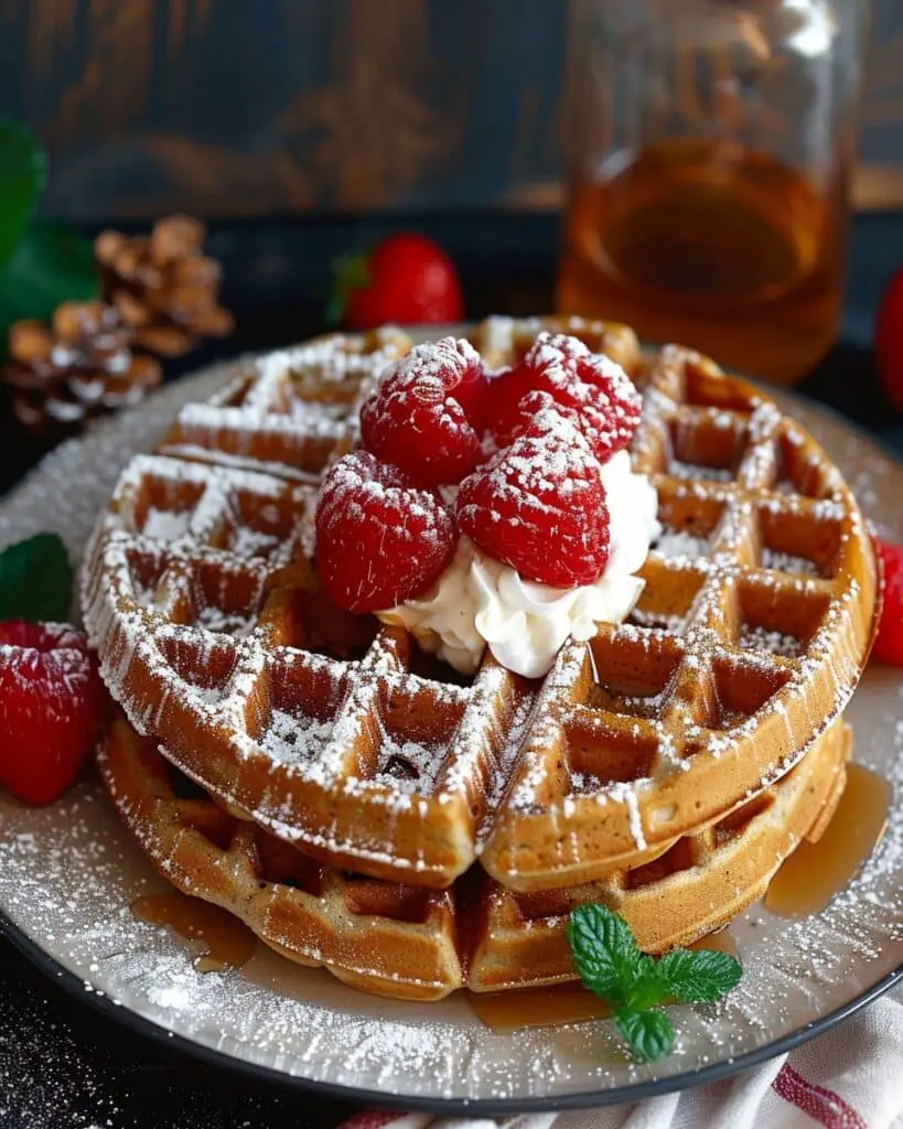 Gingerbread Buttermilk Waffles Recipe