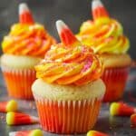 Candy Corn Cupcakes