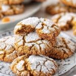 Maple Brown Sugar Crinkle Cookies