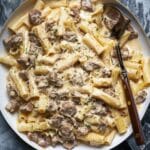 One-Pot Creamy Beef Pasta