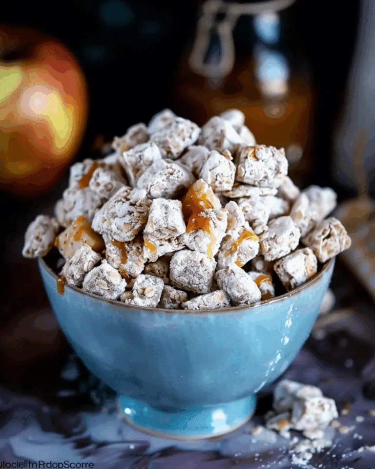 Caramel Apple Puppy Chow