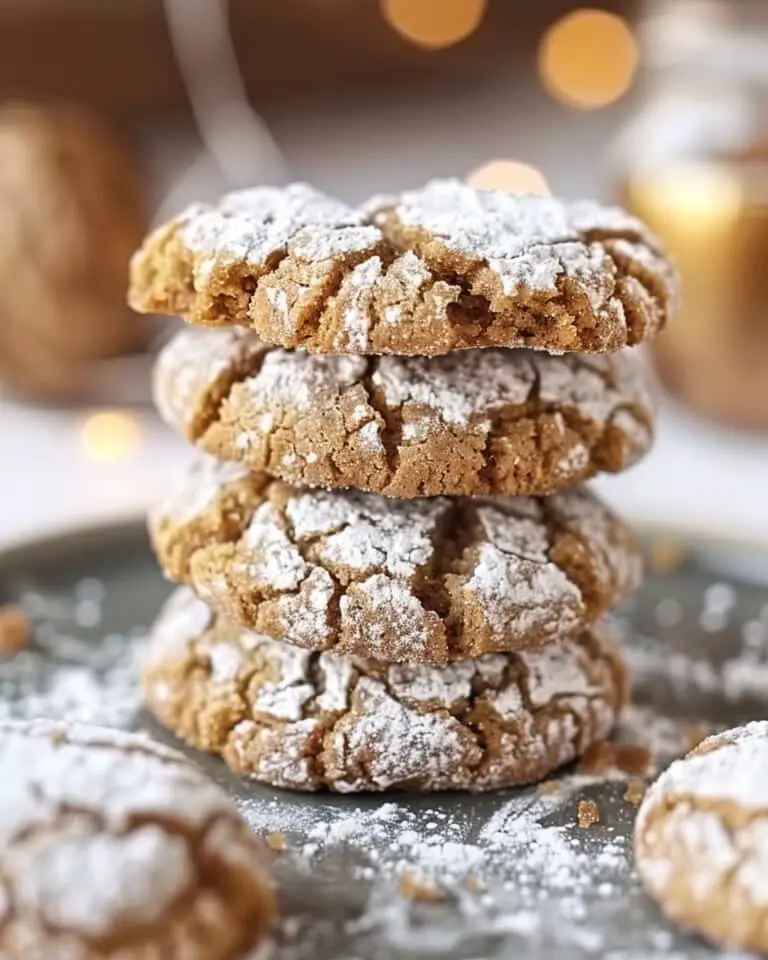 Maple Brown Sugar Crinkle Cookies