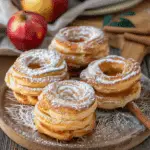 Vegan Apple Puff Pastry Doughnuts