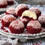 Red Velvet Cheesecake Bites