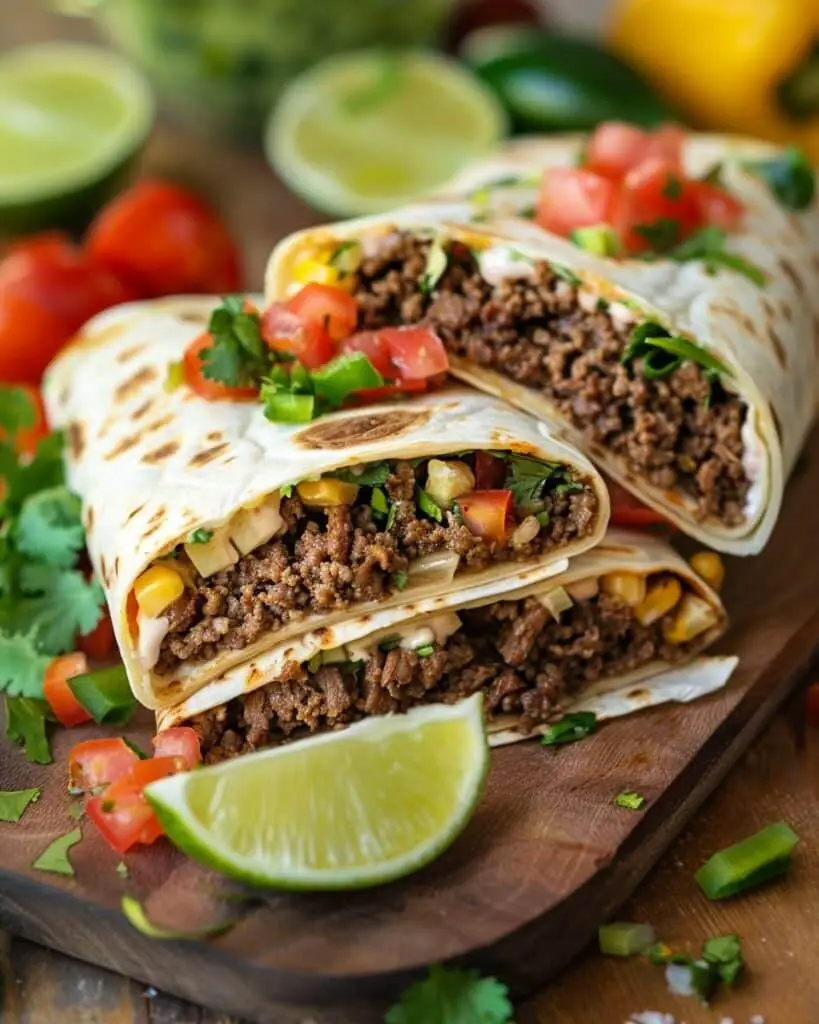 Easy Beef Burritos