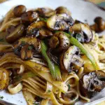 Fettuccine with Caramelized Leeks and Oyster Mushrooms