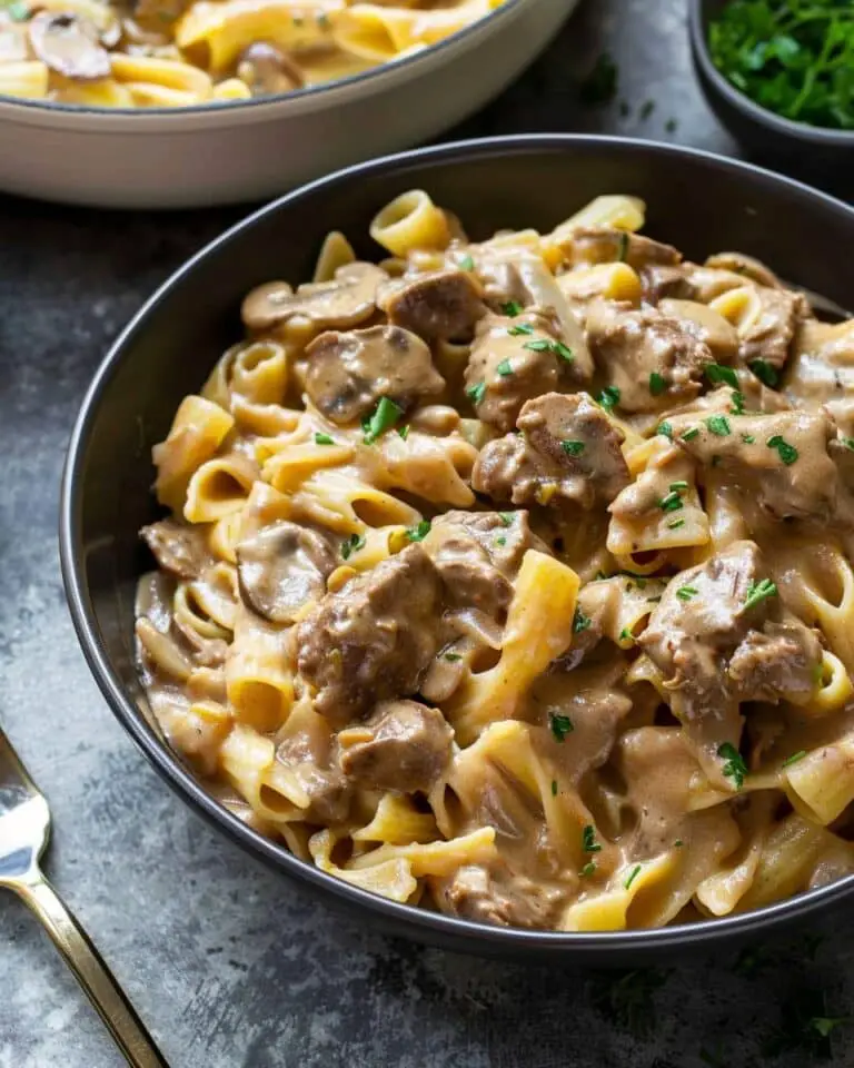 One-Pot Beef Stroganoff Pasta Recipe