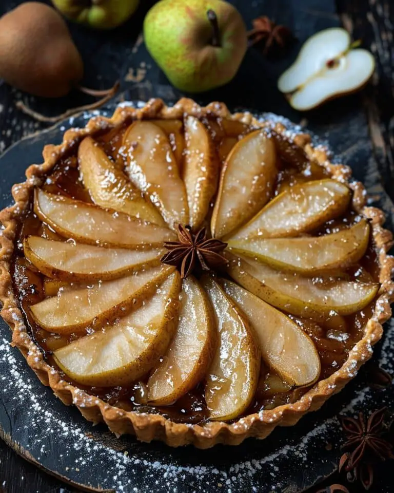 Spiced Pear Tart