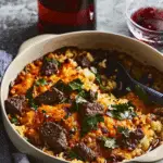 Cauliflower Rice and Beef Casserole