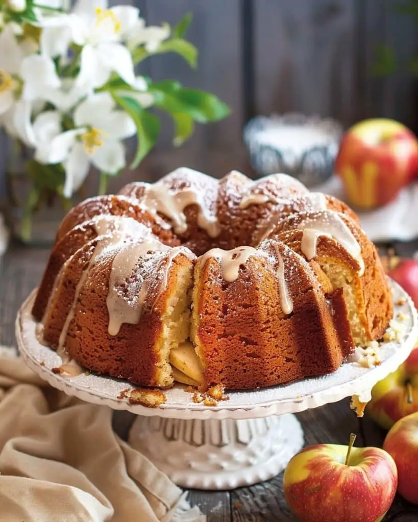 Apple & Cream Cheese Bundt Cake