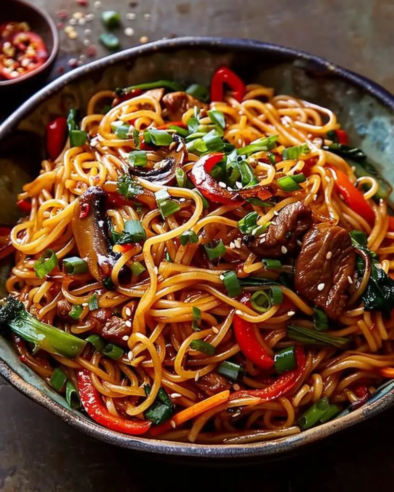 Sweet & Spicy Garlic Noodle Stir-Fry