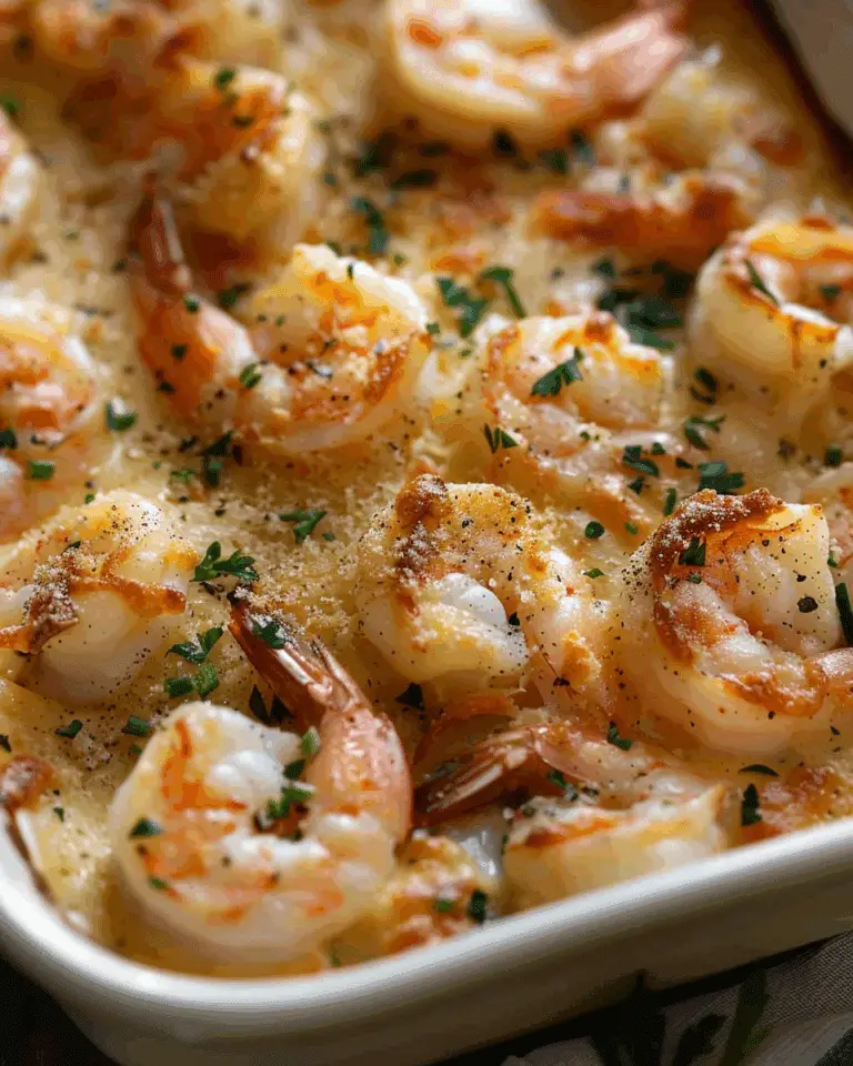 Cheesy Shrimp Bake