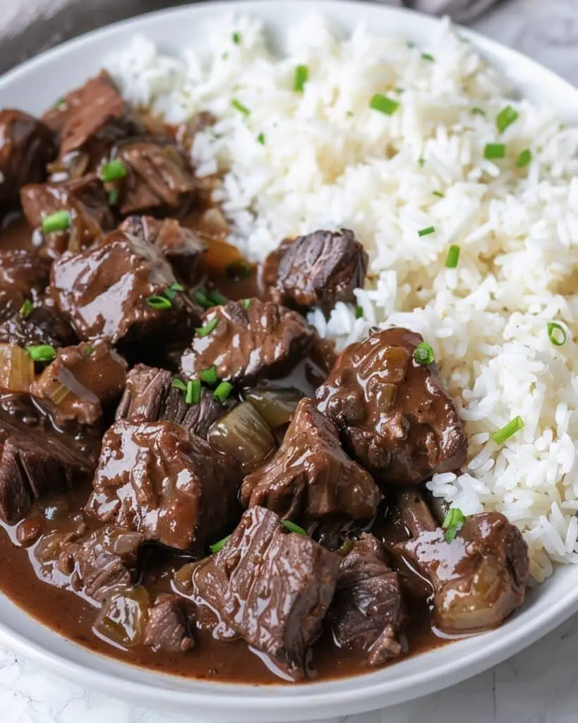 Slow Cooker Beef Stroganoff Stew