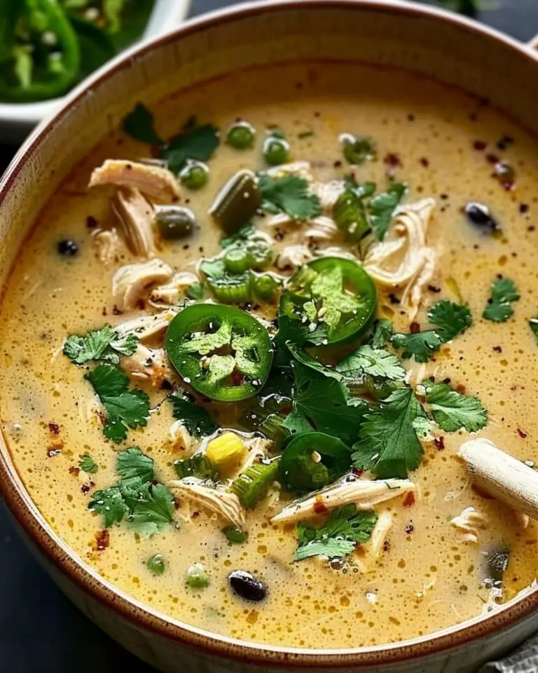 Viral Creamy Chicken Poblano Soup Recipe
