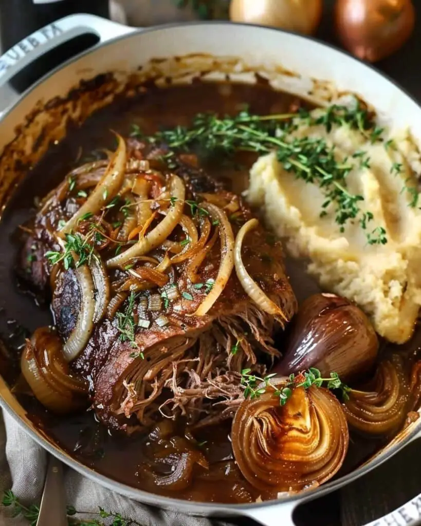 Melt-in-Your-Mouth French Onion Pot Roast
