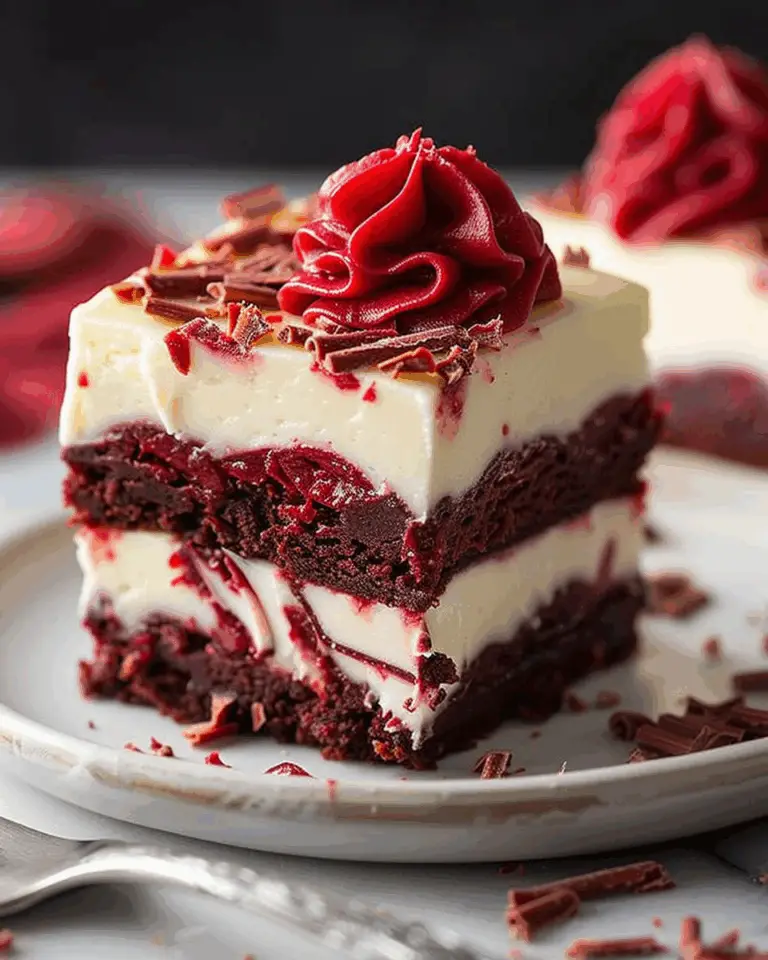 Red Velvet Cheesecake Brownies