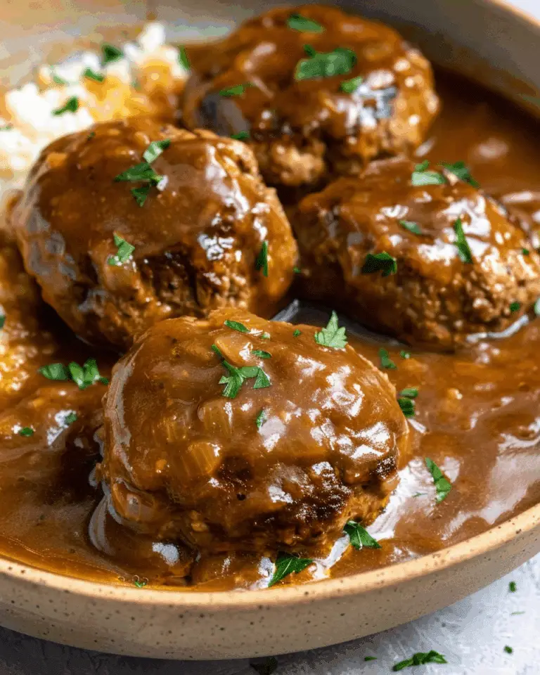 Slow Cooker Salisbury Steak