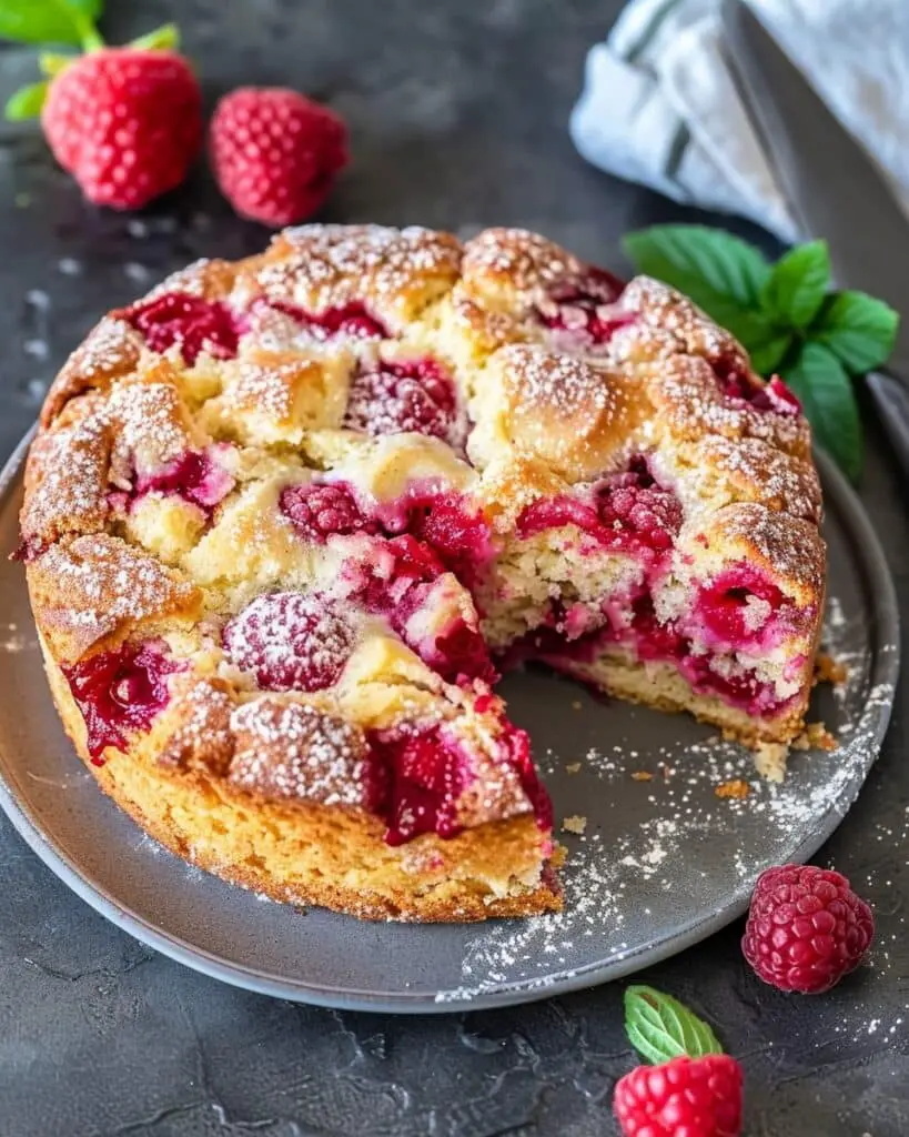 Raspberry Coffee Cake