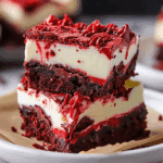 Red Velvet Cheesecake Brownies