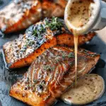 Grilled Salmon with Dijon Sauce