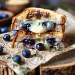 Gourmet Blueberry Grilled Cheese