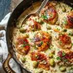 Creamy Pepperoncini Chicken Skillet