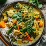 Thai Green Chicken Curry with Vegetables
