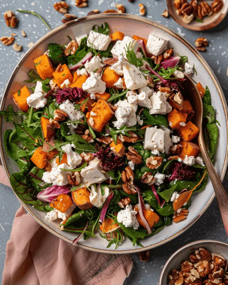 Goat Cheese and Sweet Potato Salad