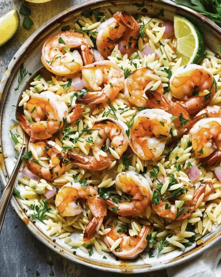 Roasted Shrimp and Orzo