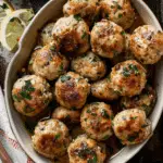 Easy Baked Chicken Meatballs