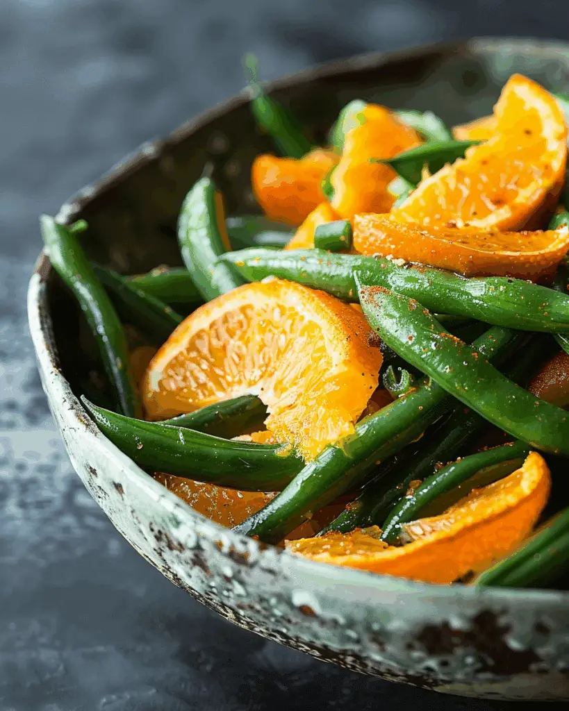 Green Bean and Orange Salad