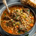 Instant Pot Beef Barley Soup
