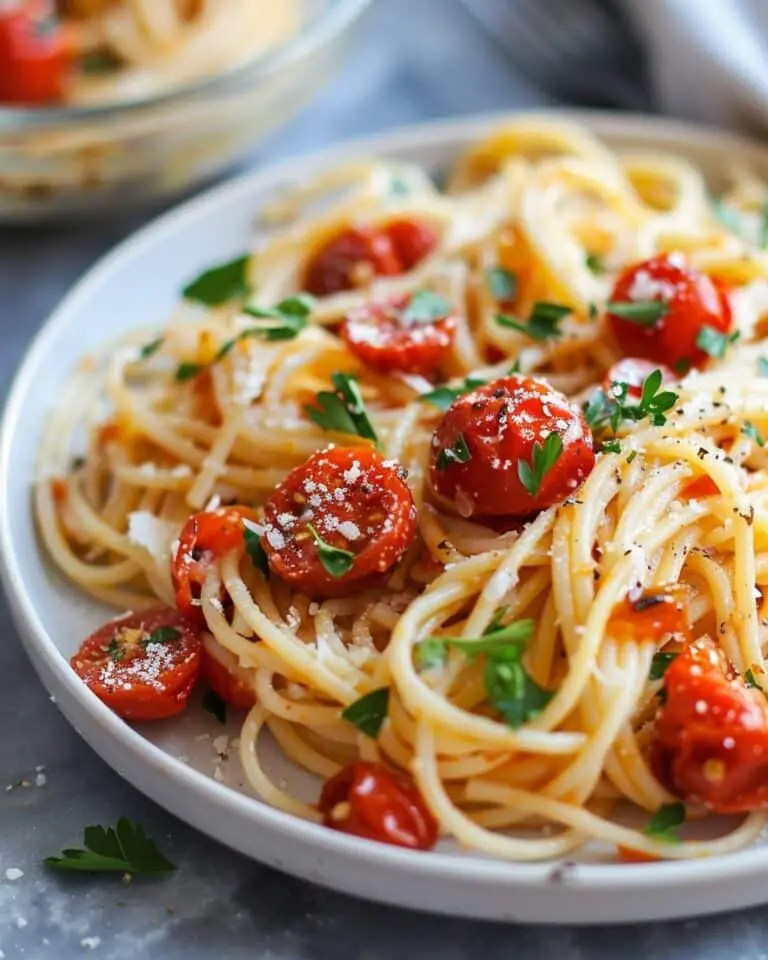 The Best Creamy Garlic Tomato Pasta