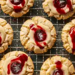 Cherry Bakewell Cookies