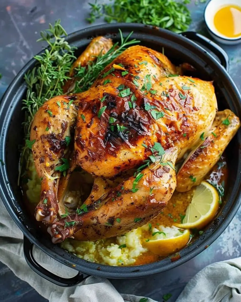 Slow Cooker Roast Chicken