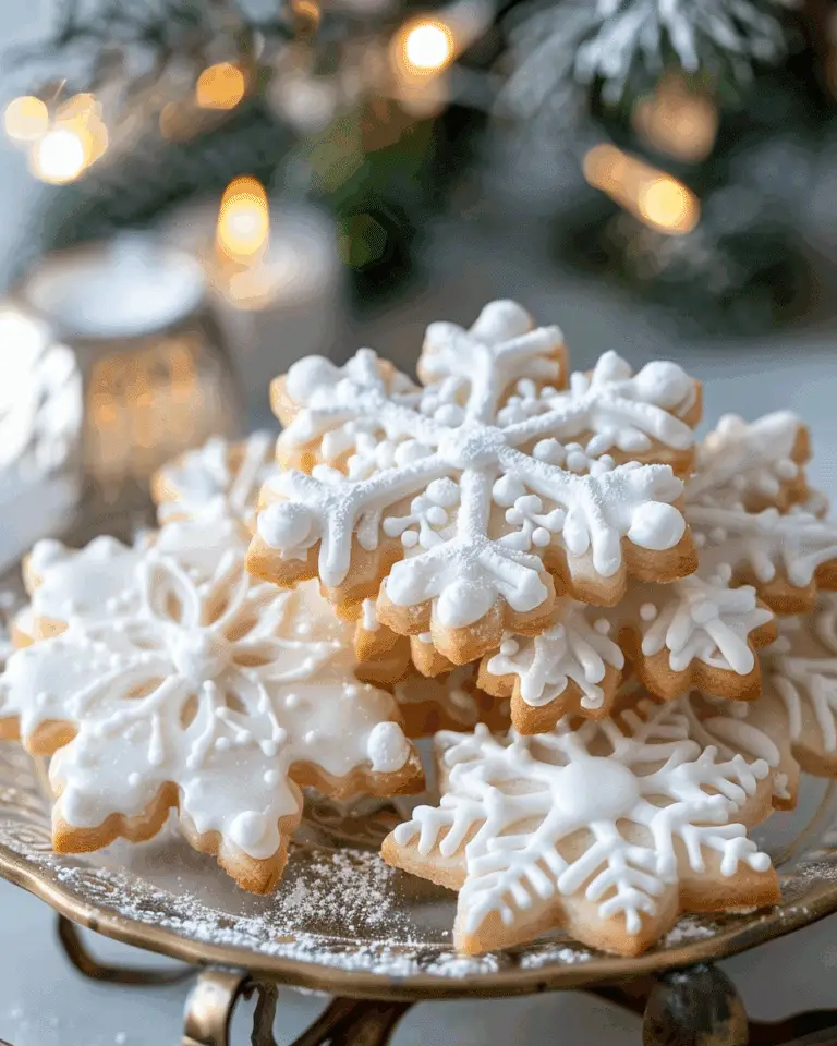 Snowflake Sugar Cookie Sandwiches