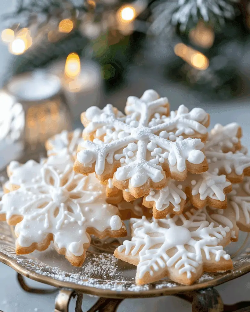 Snowflake Sugar Cookie Sandwiches