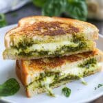 Best Pesto Grilled Cheese