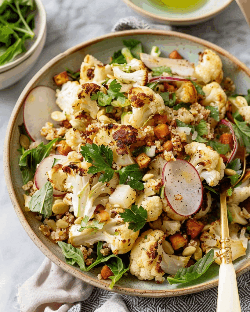 Roasted Cauliflower Salad