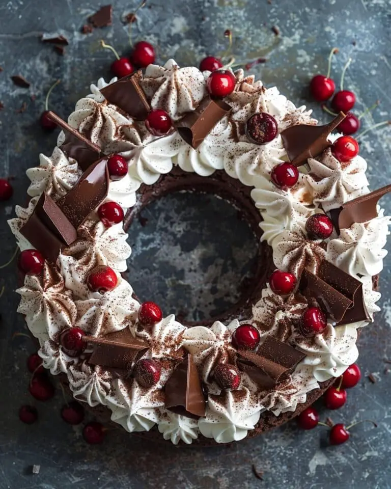 Easy Black Forest Wreath