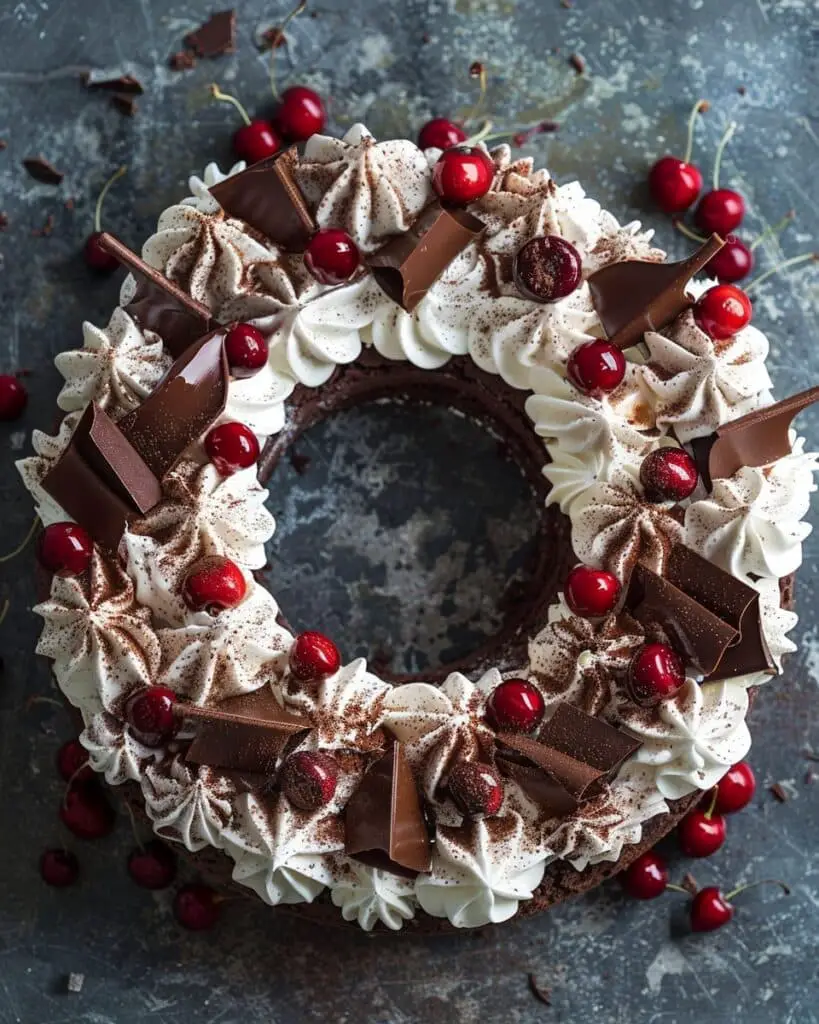 Easy Black Forest Wreath