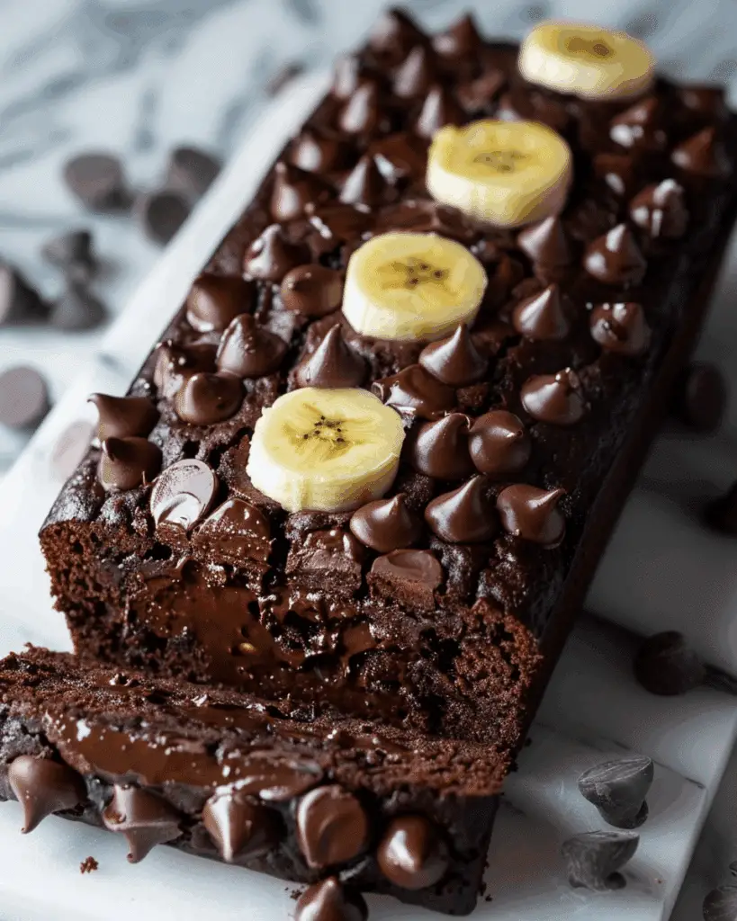 Guilt-Free Chocolate Banana Bread Delight Without Oil