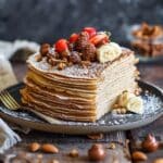 Nutella Crepe Cake