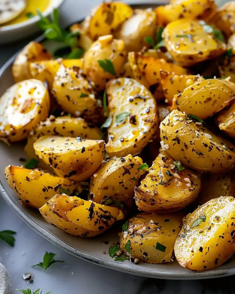 Greek-Style Lemon Potatoes with Garlic and Oregano