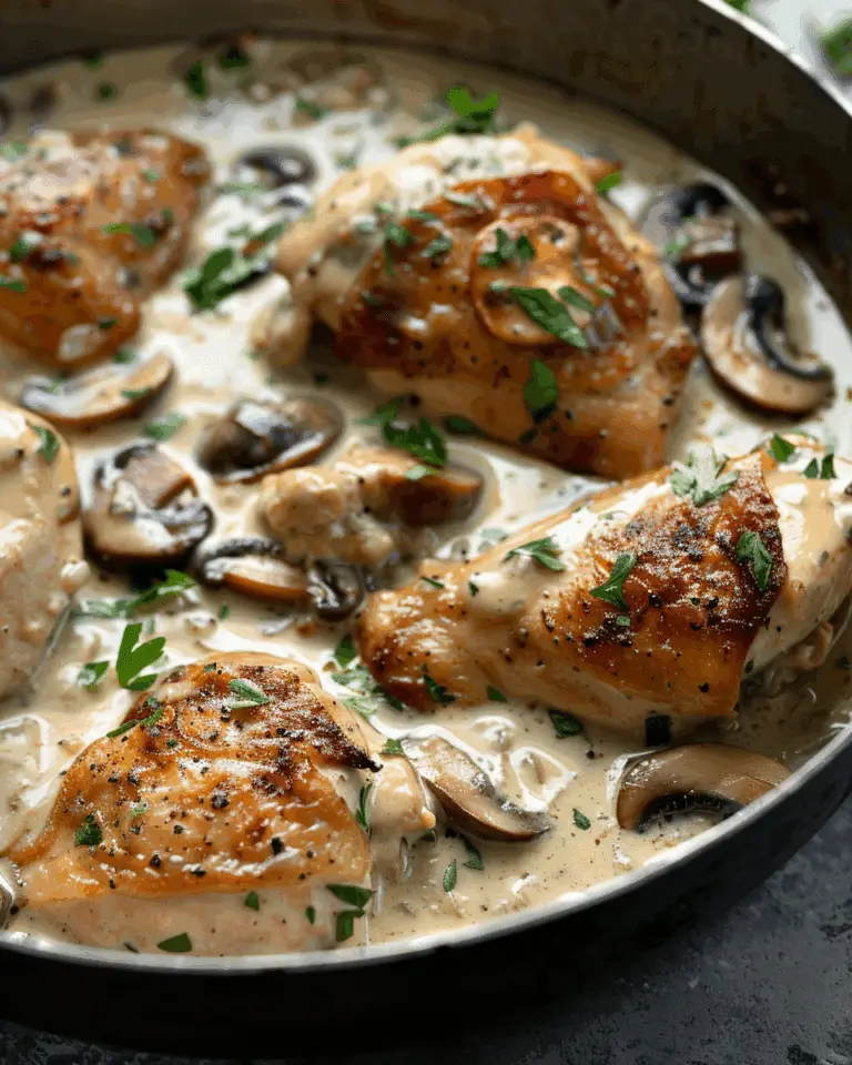 20-Minute Creamy Mushroom Chicken