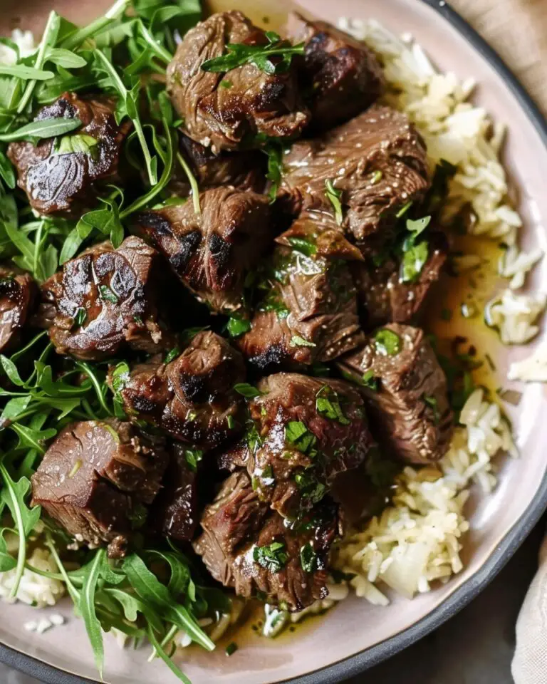 Crockpot Garlic Butter Steak Bites