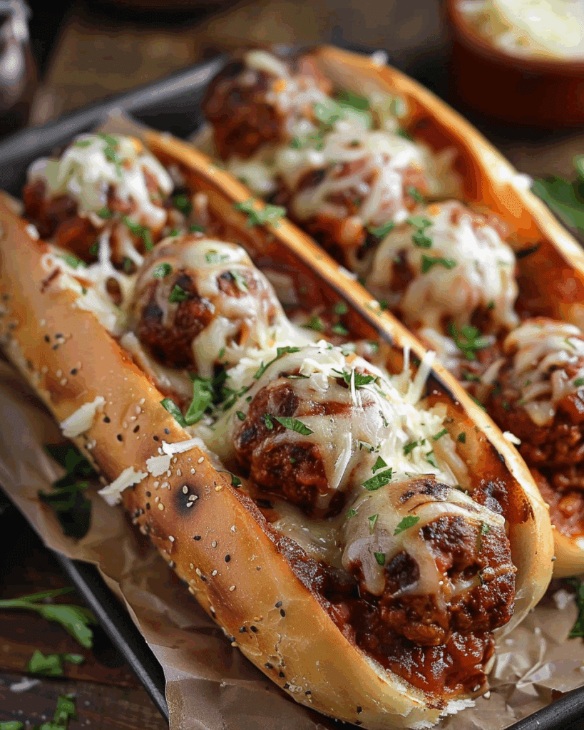 Ultimate Beefy Meatball Sub Delight